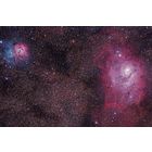 Trifid and Lagoon Nebulas 4-12-13