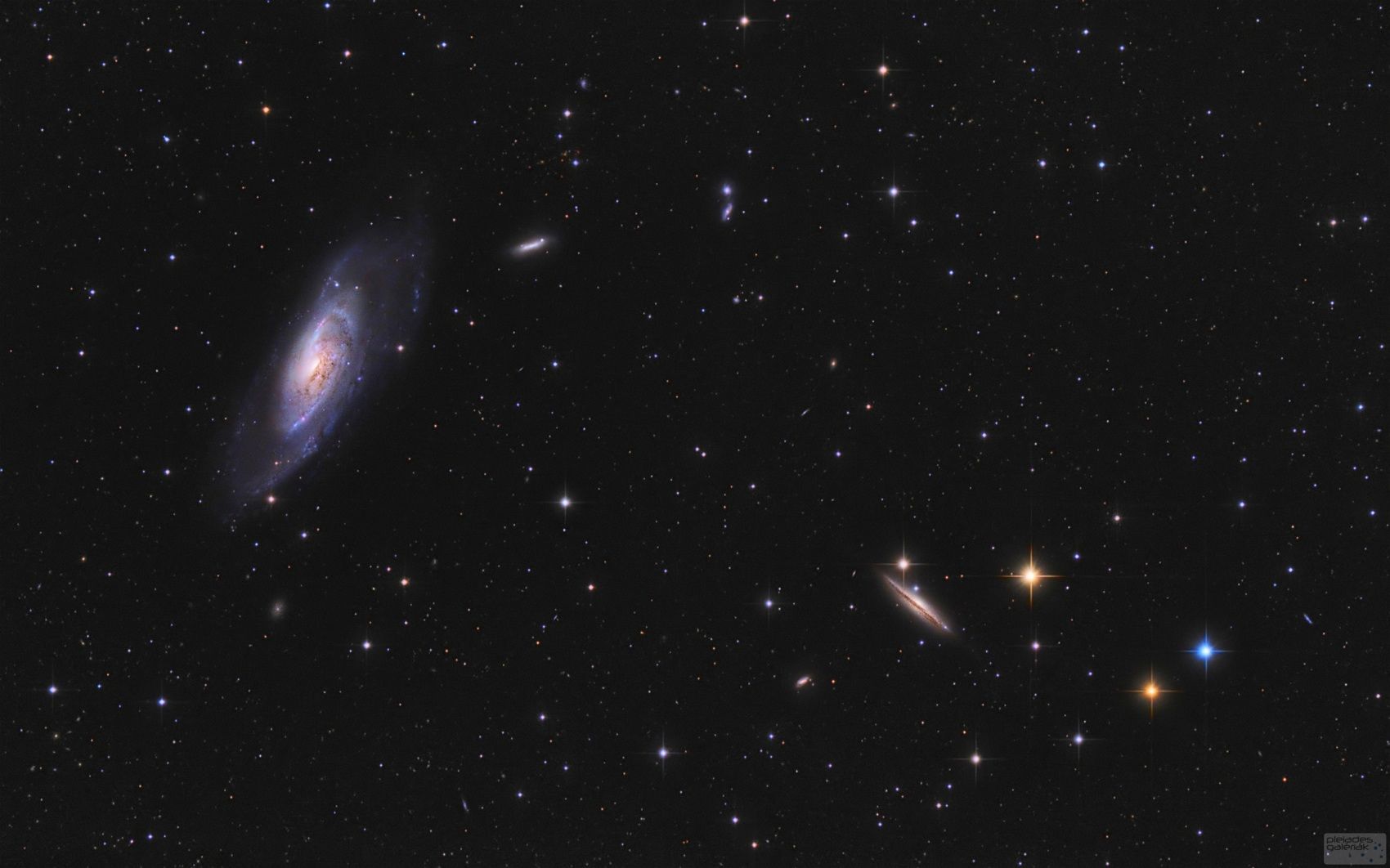 M106, NGC 4217, 4226, 4231, 4232