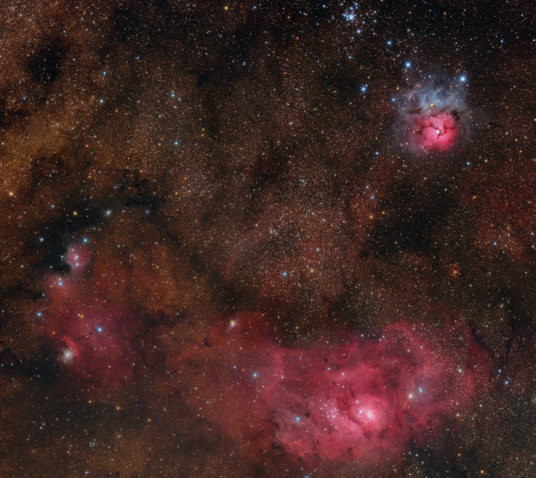 M8 and M20 Region