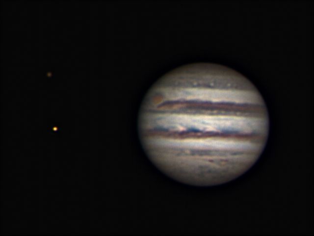 Jupiter, IO and Callisto