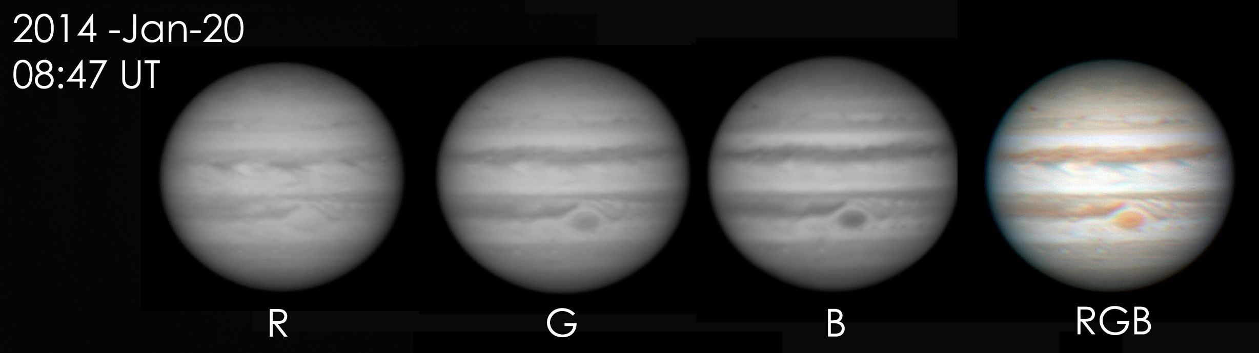 Jupiter using RGB Filters at US Store