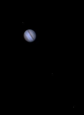 Jupiter & 3 Moons