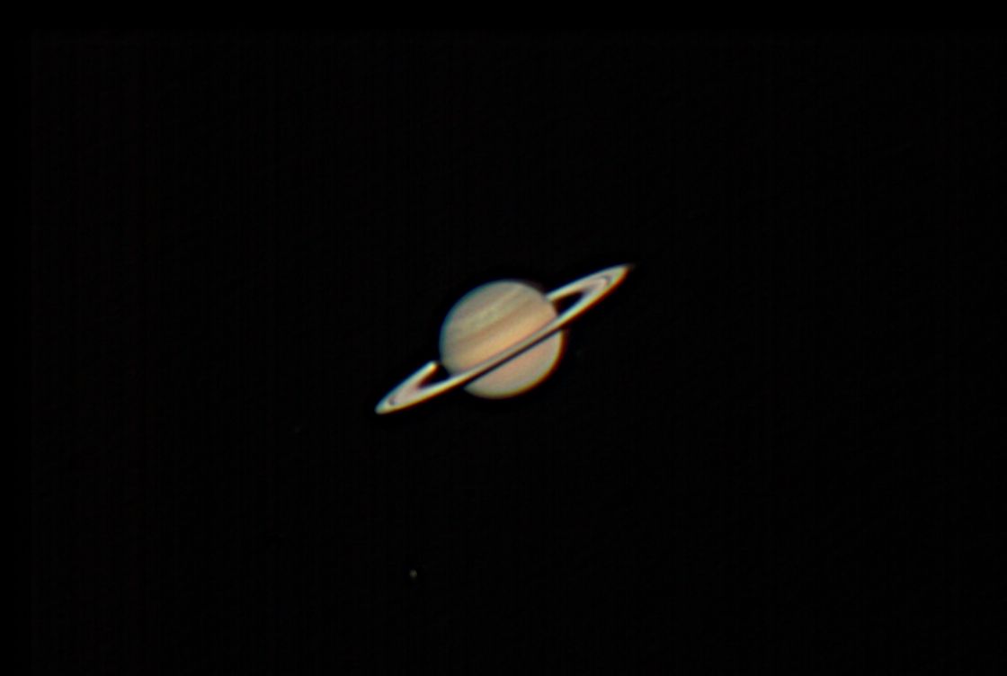 Saturn with Titan