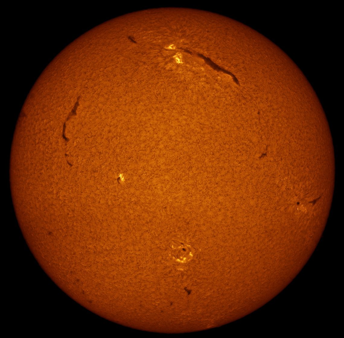Full Solar Disc in H Alpha