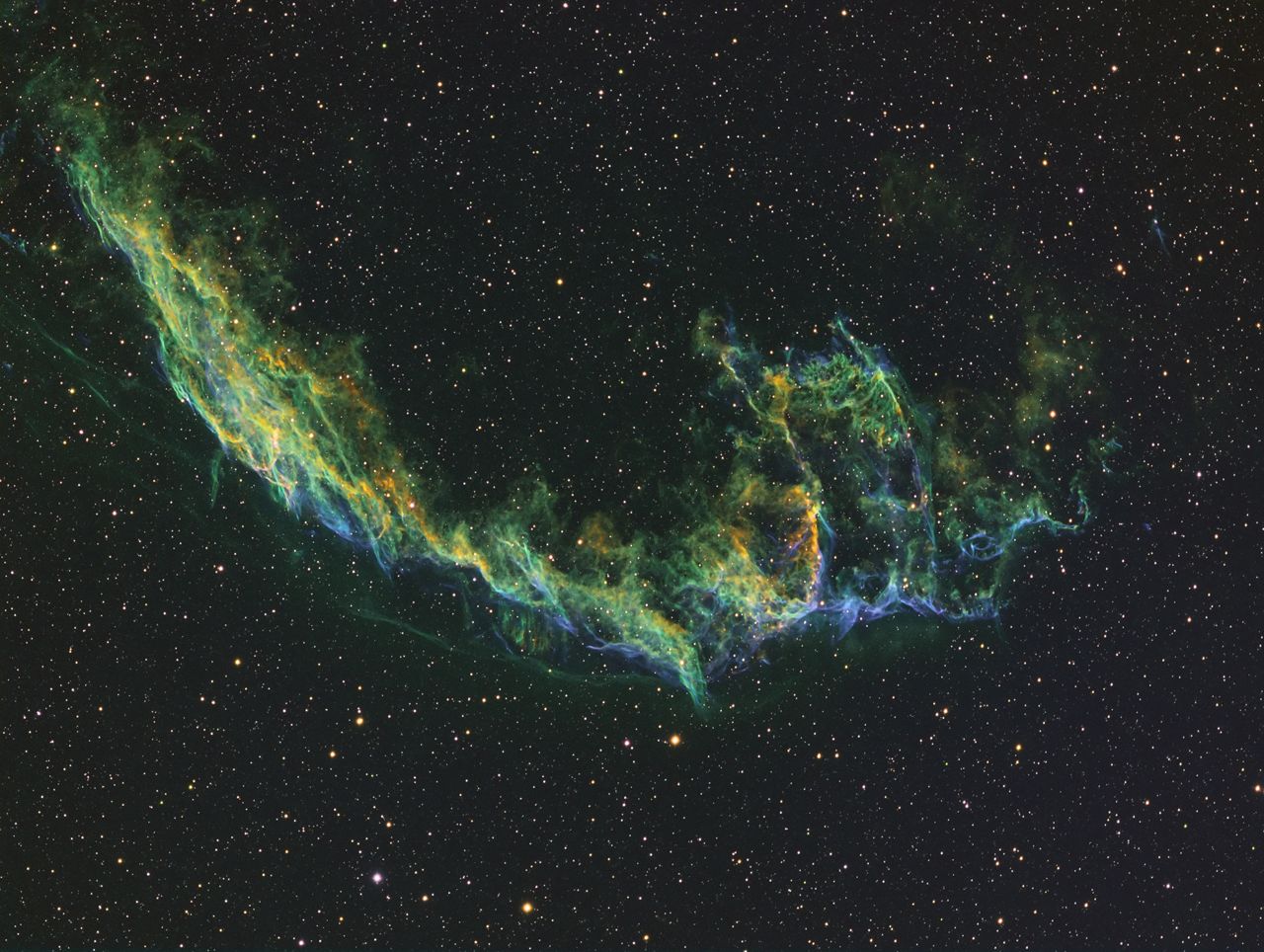 NGC 6992 - The Eastern Veil in HST