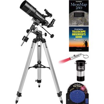 Orion Observer 80ST 80mm Equatorial Refractor Telescope Kit (20410 759270204105 Shop Brand) photo