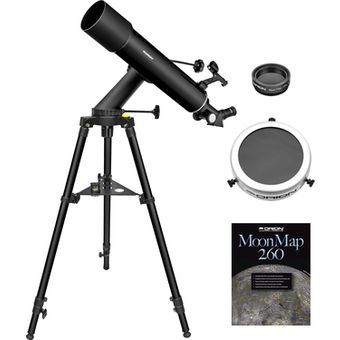 Orion Versago E-Series 90mm Refractor Sun and Moon Kit (21512 759270215125 Shop Brand) photo