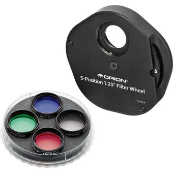 Orion Multiple 5-Filter Wheel and LRGB Filter Set (25520 759270255206 Shop Brand) photo