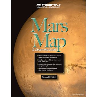 Orion Mars Map & Observing Guide (51924 759270519247 Accessories Maps Charts) photo