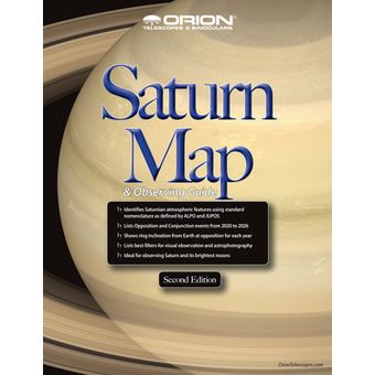 Orion Saturn Map & Observing Guide (51925 759270519254 Accessories Maps Charts) photo
