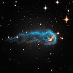 Hubble Captures Cosmic Caterpillar