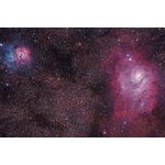 Trifid and Lagoon Nebulas 4-12-13