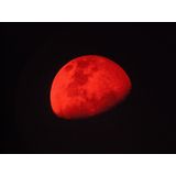 Red Moon on a Smokey Night