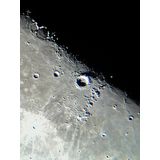 Copernicus crater and Carpathian mountains