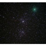Comet 103P/Hartley and the Double Cluster in Perseus