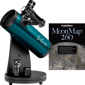 Masculinity String pistol FunScope 76mm TableTop Reflector Telescope Moon Kit | Orion Telescopes