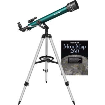 Telescope Observer 60 Mm Az Refractor and Travel Range Start Kit,Silver 60 Mm Az Refracting Telescope with Digiscoping Adapter for 10 Mm Smart Phones 