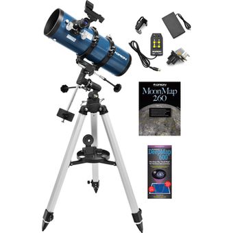 Orion StarBlast II 4.5 N 114/450MM Equatorial Parabolic Reflector  Astronomical Telescope With Adjustable-Height Tripod