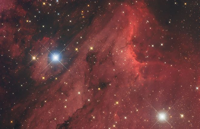 IC5070 and IC5067 - The Pelican Nebula