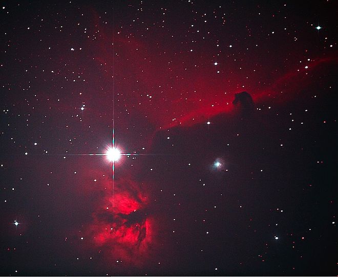 The Horsehead and Flame Nebulae in Orion's Belt at US Store