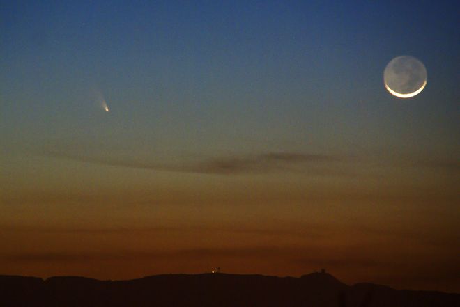 Comet PanSTARRS 3-12-13 at Orion Store