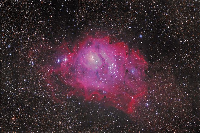 M8 - Lagoon Nebula 6-8-13 at Orion Store