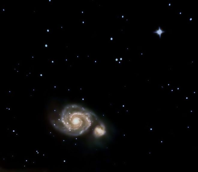Whirlpool Galaxy (M 51) at US Store