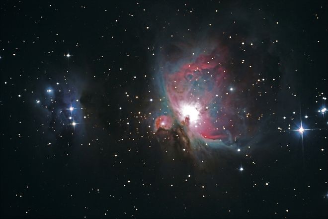 M42 and Runningman Nebula