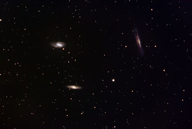 The Leo Triplet (M65, M66 and NGC 3628)