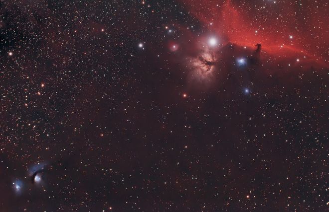 The Horsehead Nebula to M78