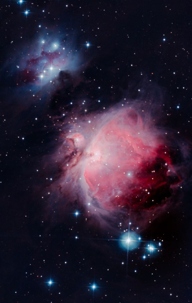 M42 & NGC 1977 - Orion and Running Man Nebulas