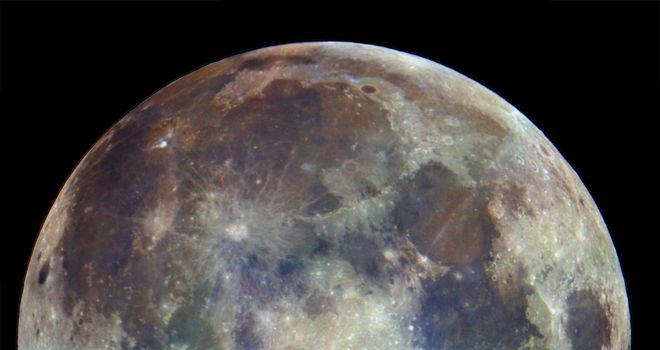 10 Mosaic Moon Picture (Enhanced Color)
